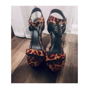 👠Leopard Wedges👠